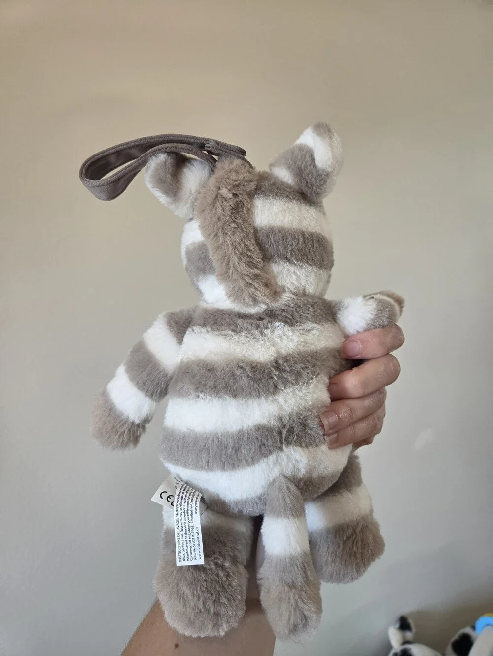 Mary Meyer Afrique Musical Pull Toy Stuffed Animal Soft Toy, 10-Inches, Zebra